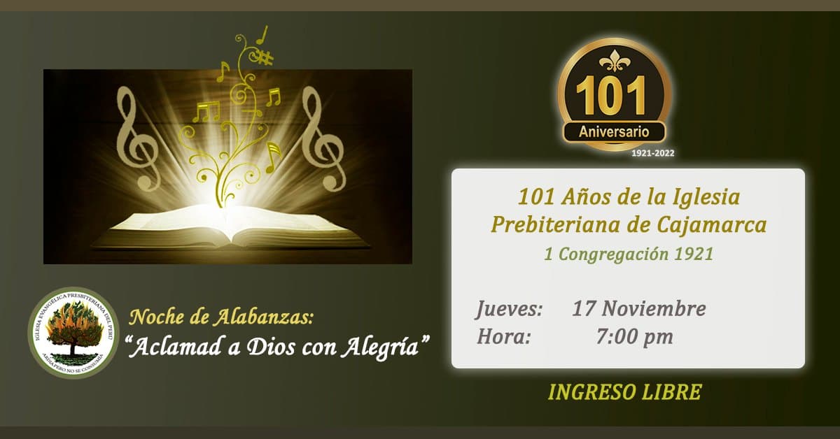 Publicación de evento 101 Aniversario