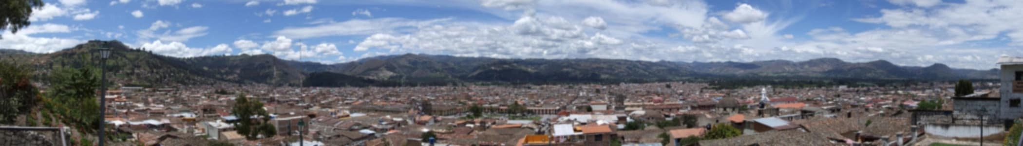 Vista panorámica de Cajamarca