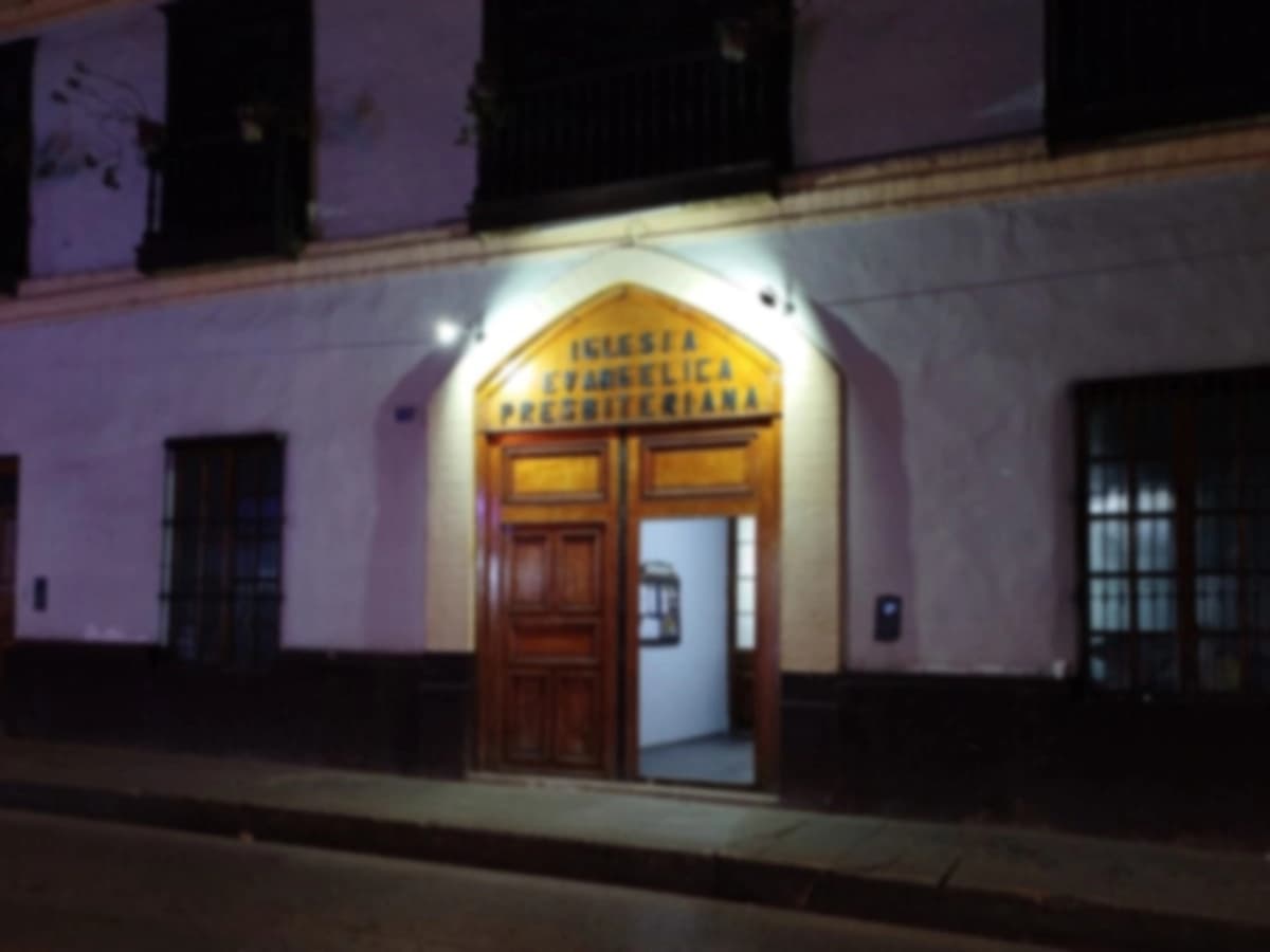 Entrada de la Iglesia Presbiteriana del Perú - 1ª Congregación de Cajamarca